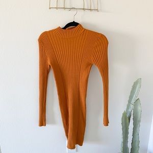 SOLD Mock neck sweater dress